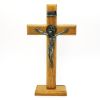 Imagem do produto Crucifixo São Bento madeira 26cm c/base.