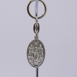 Chaveiro Divino Pai Eterno Prateado