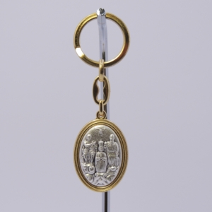 Chaveiro Divino Pai Eterno Dourado