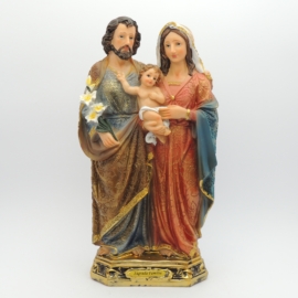 Imagem do produto Sagrada Família em resina 30cm estampada Importada. - 
