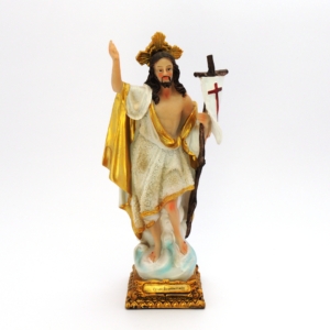 Jesus Cristo Ressuscitado em Resina 20cm