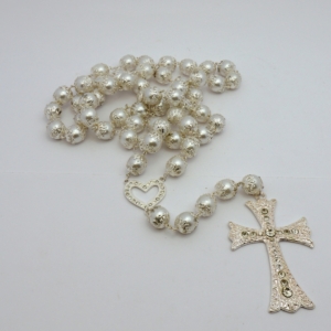 Terço de Noiva em Pérola 14mm