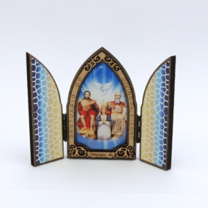 Capela Divino Pai Eterno MDF 10cm c/porta.