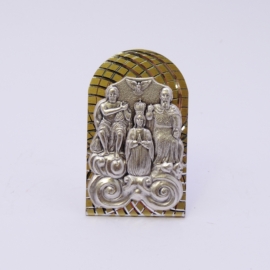Imagem do produto Adorno Divino Pai Eterno dourado p/mesa alumínio 6.5cm. - 