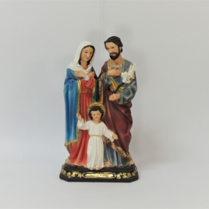 Imagem da Sagrada Família 30cm resina Importada.
