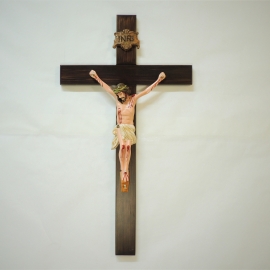 Imagem do produto Crucifixo 70cm para Parede. Cristo de resina. - 