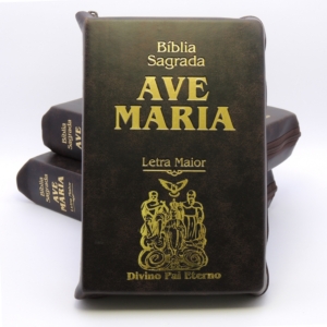 Bíblia Ave Maria com Letra Maior personalizada do Divino Pai Eterno