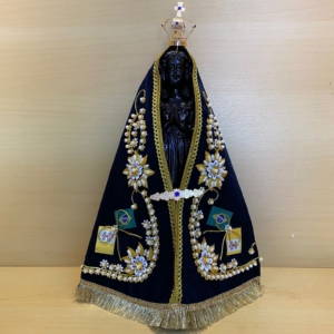 Imagem Nossa Senhora Aparecida em Resina com Manto 34cm
