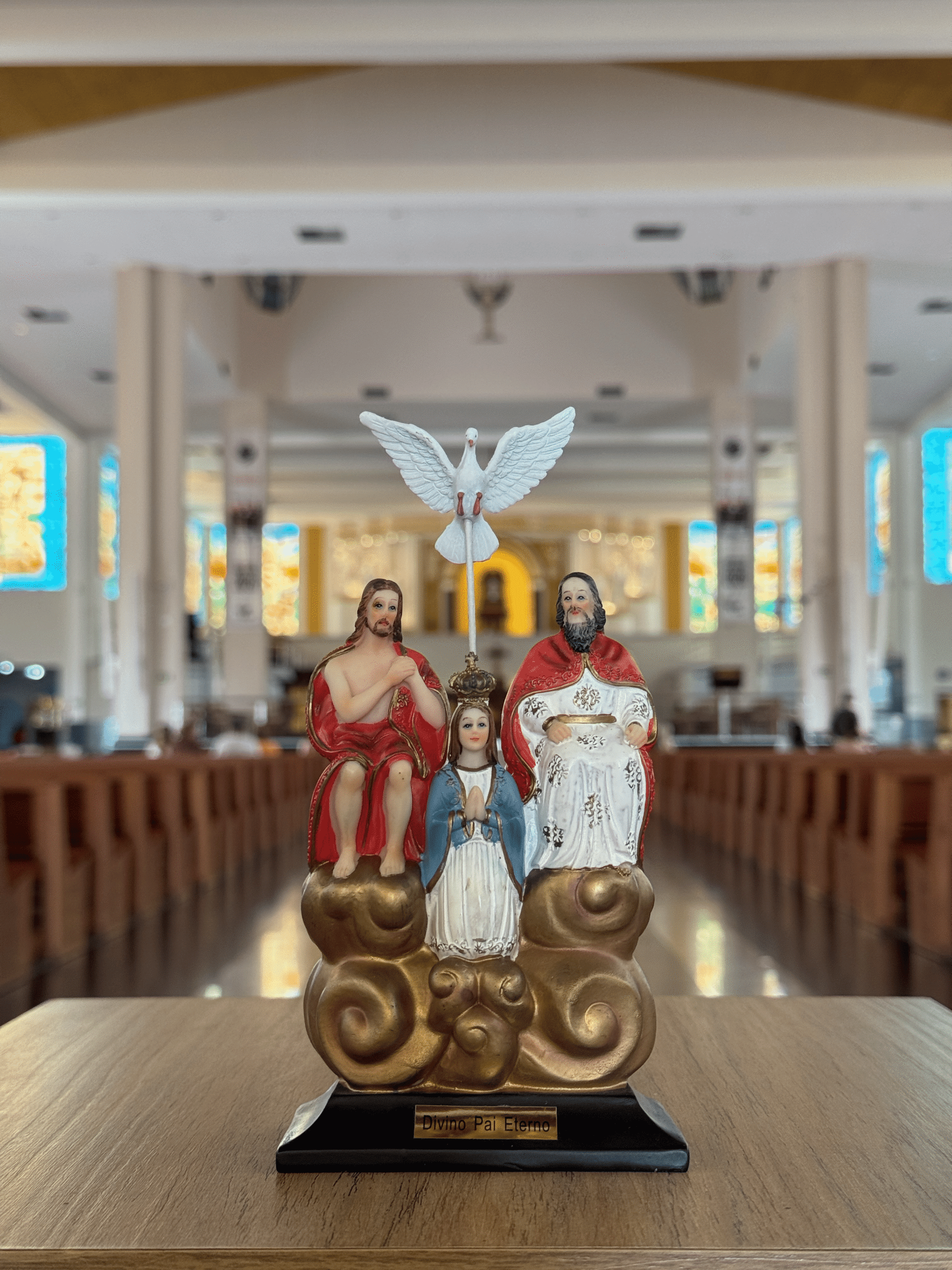 Imagem do Divino Pai Eterno em Resina 20cm - Imagem 4