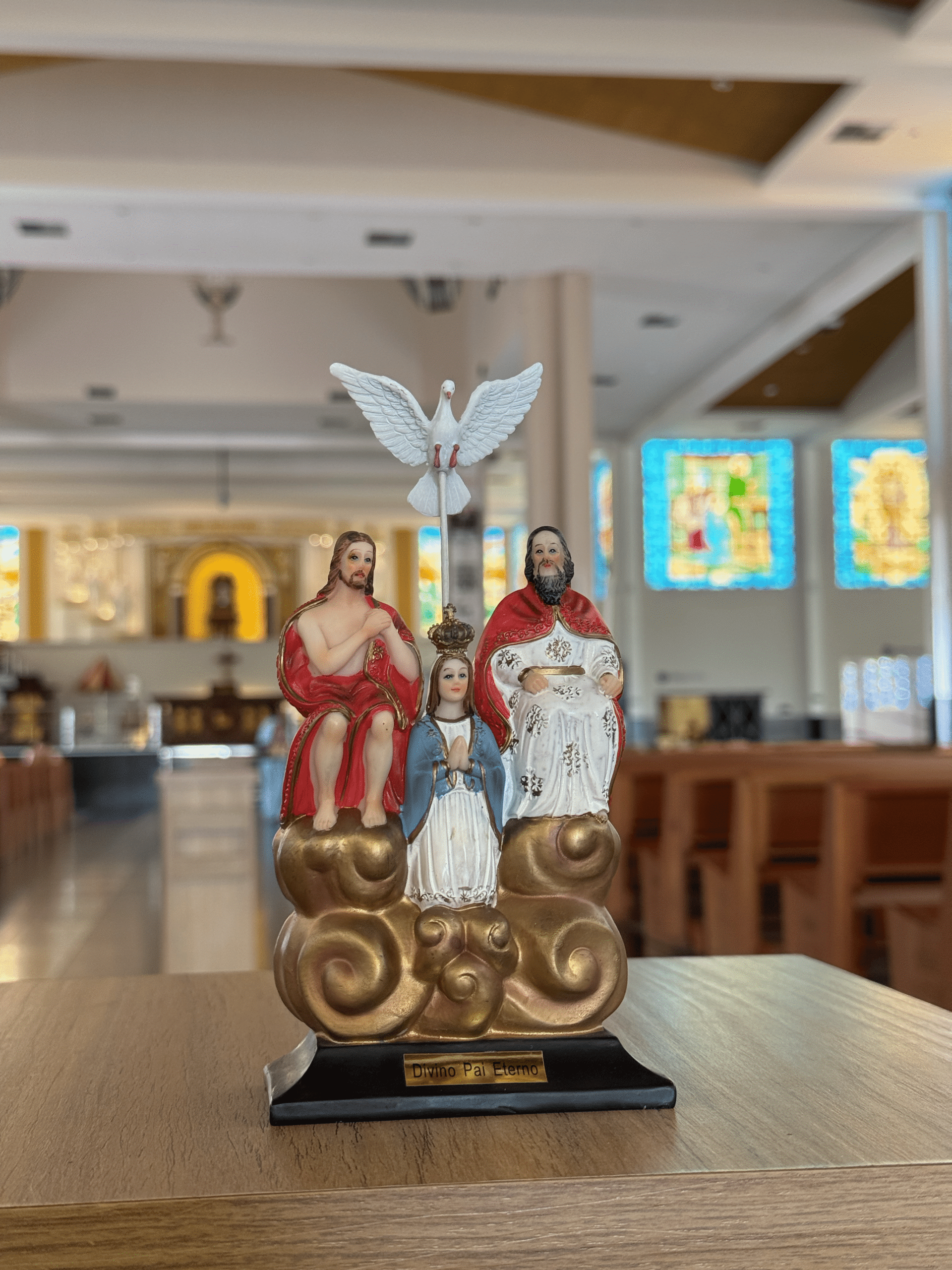 Imagem do Divino Pai Eterno em Resina 20cm - Imagem 3