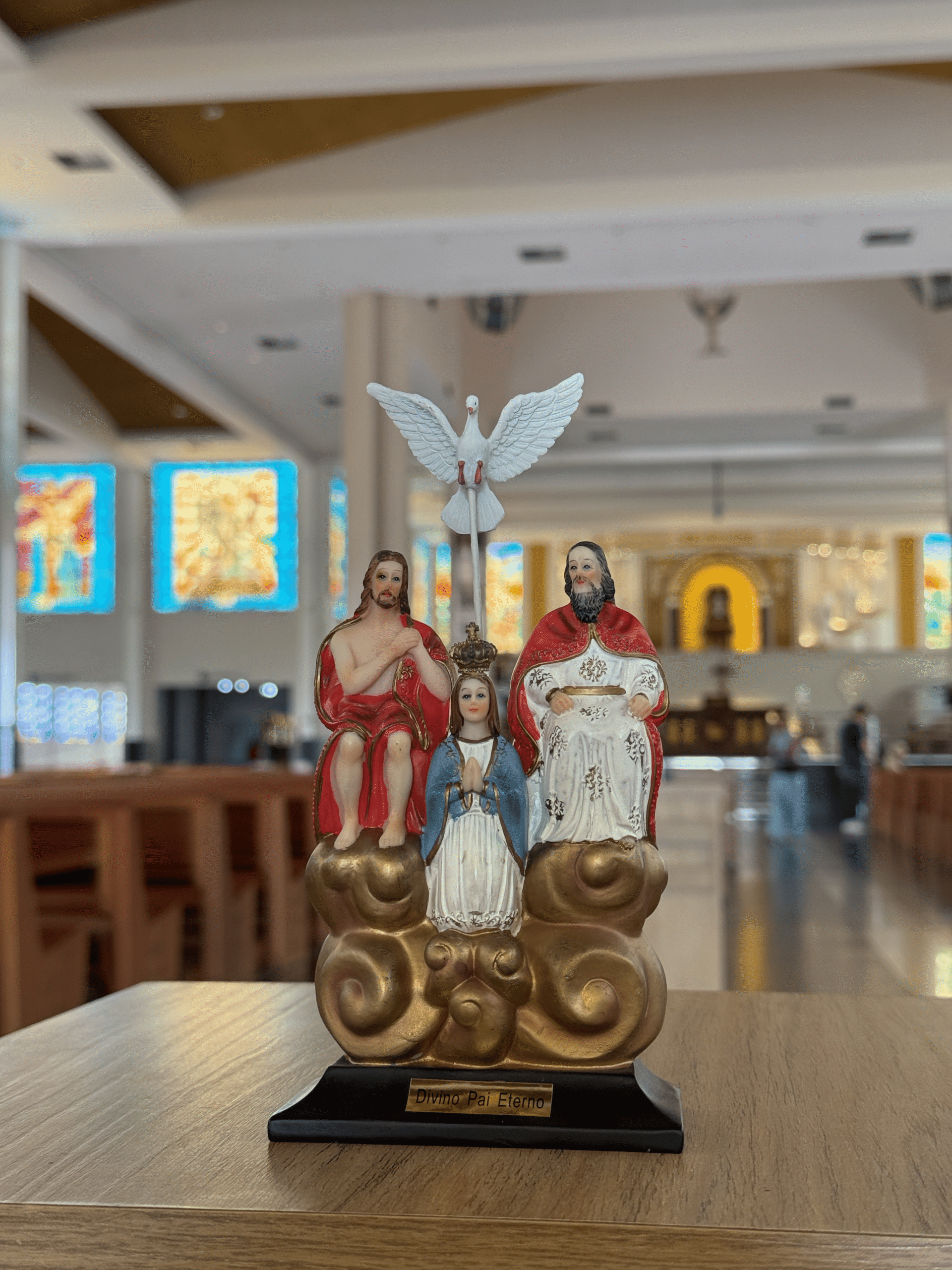 Imagem do Divino Pai Eterno em Resina 20cm - Imagem 2