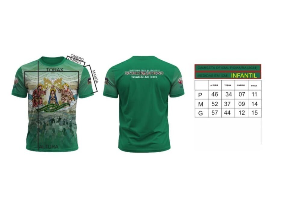 Medidas Camiseta Infantil