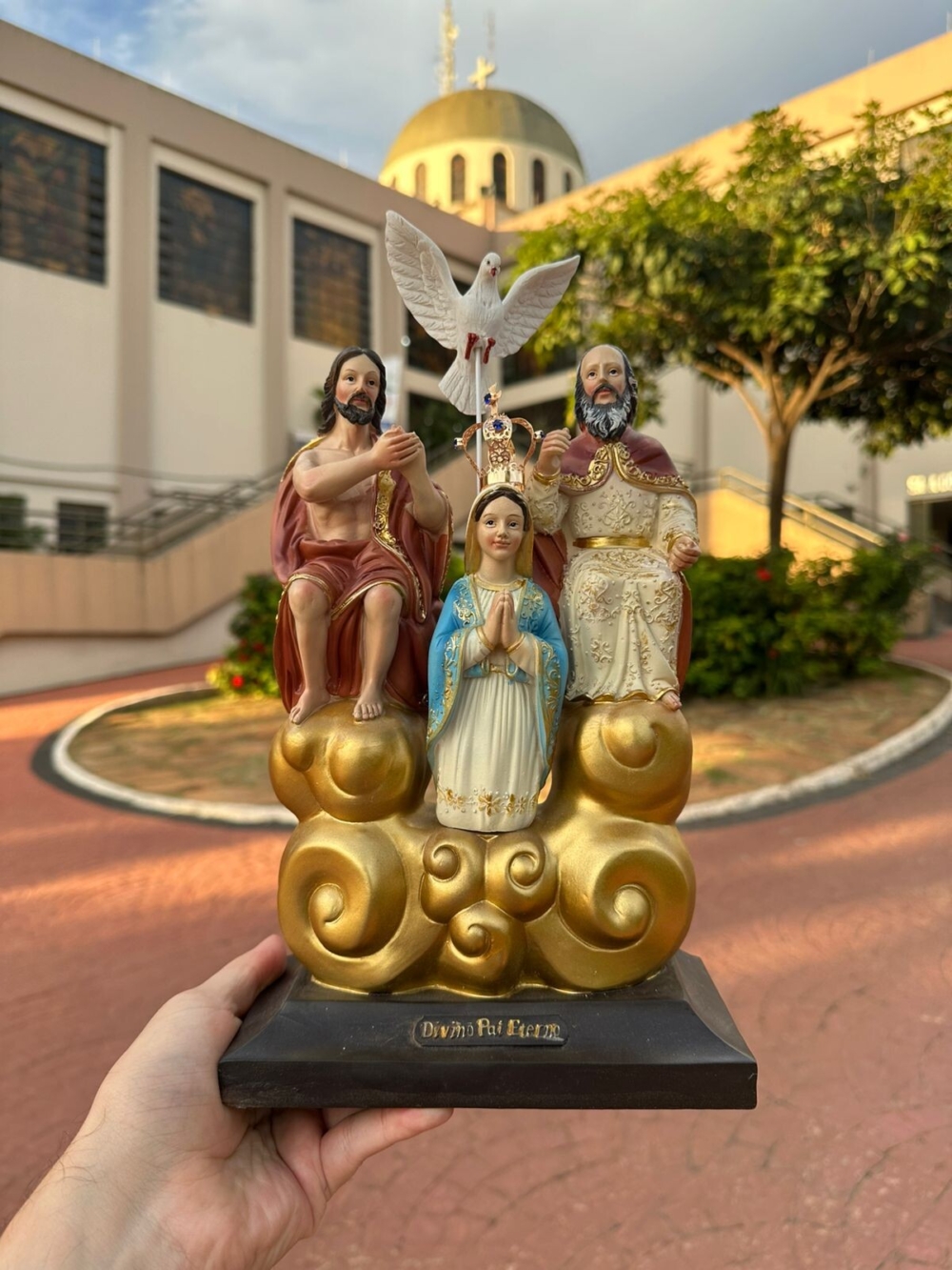 Imagem do Divino Pai Eterno Fac-Símile 38cm