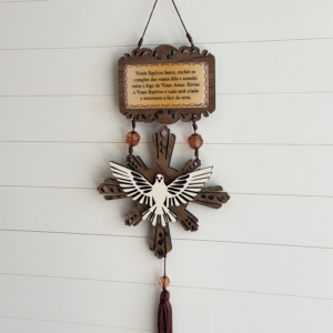 Adorno Espírito Santo com Bibelo