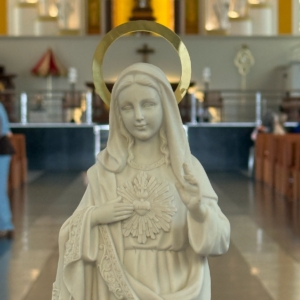 Imagem Sagrado Coração de Maria 33cm